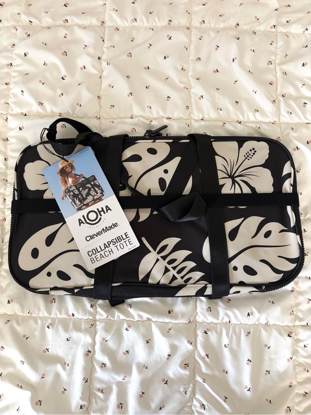 Aloha collection collapsible tote bag